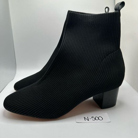 CUSHIONAIRE Women's Neely Stretch bootie +Memory Foam 10 WIDE BLACK - Picture 3 of 7